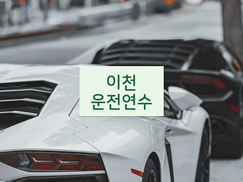 이천운전연수 후기