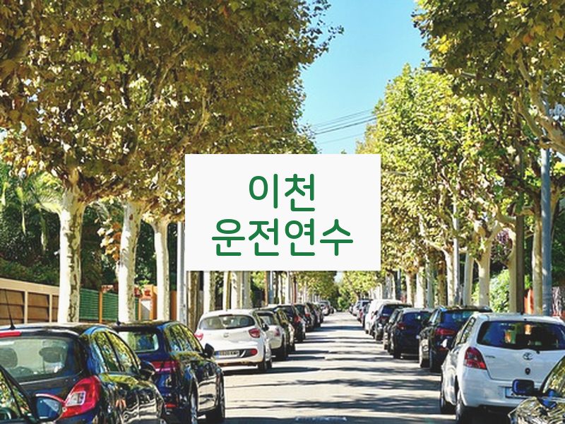 이천운전연수 후기