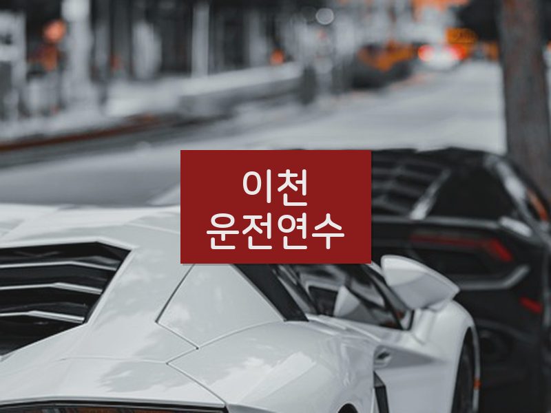 이천운전연수 후기