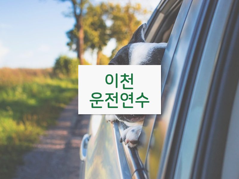 이천운전연수 후기