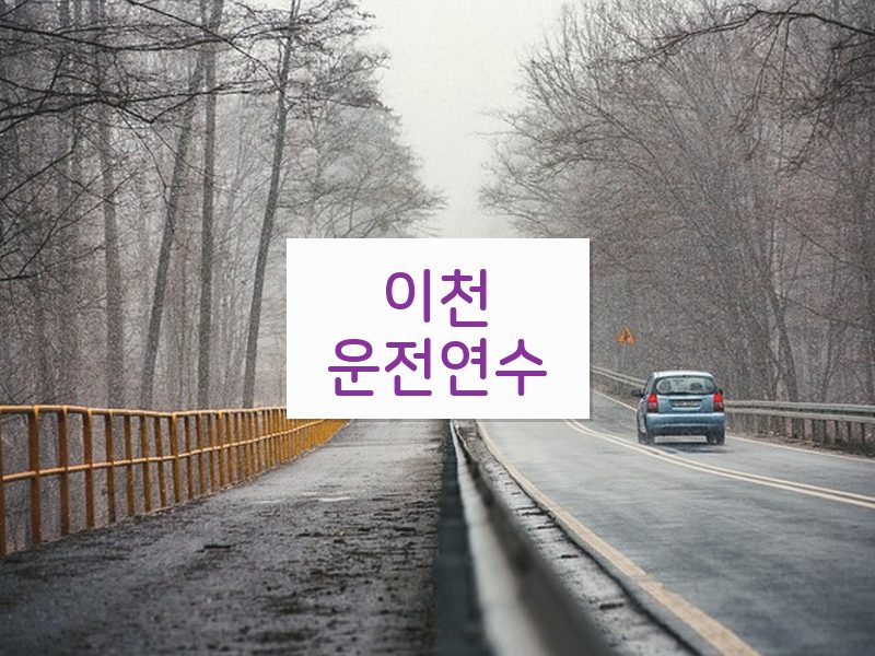 이천운전연수 후기