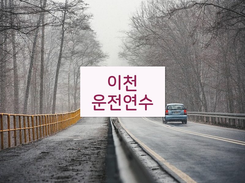 이천운전연수 후기