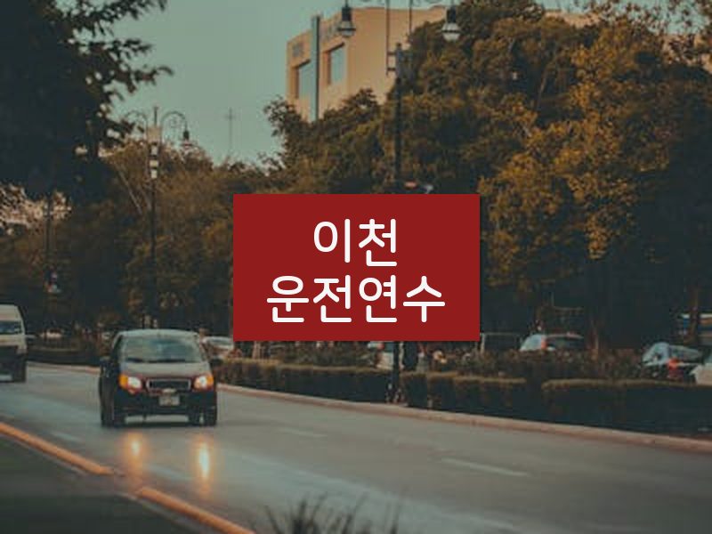 이천운전연수 후기