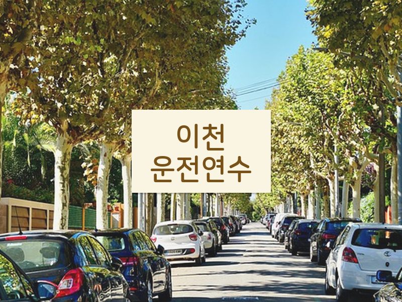 이천운전연수 후기