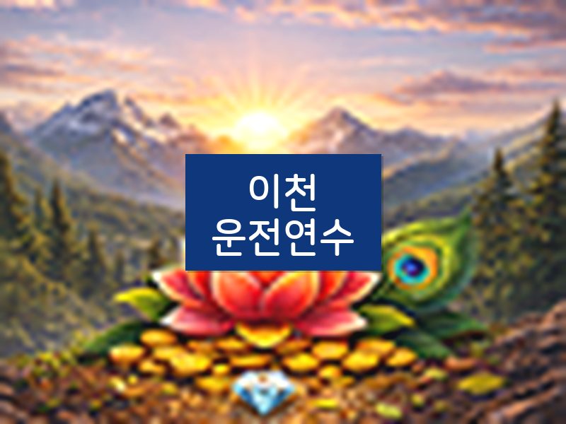 이천운전연수 후기