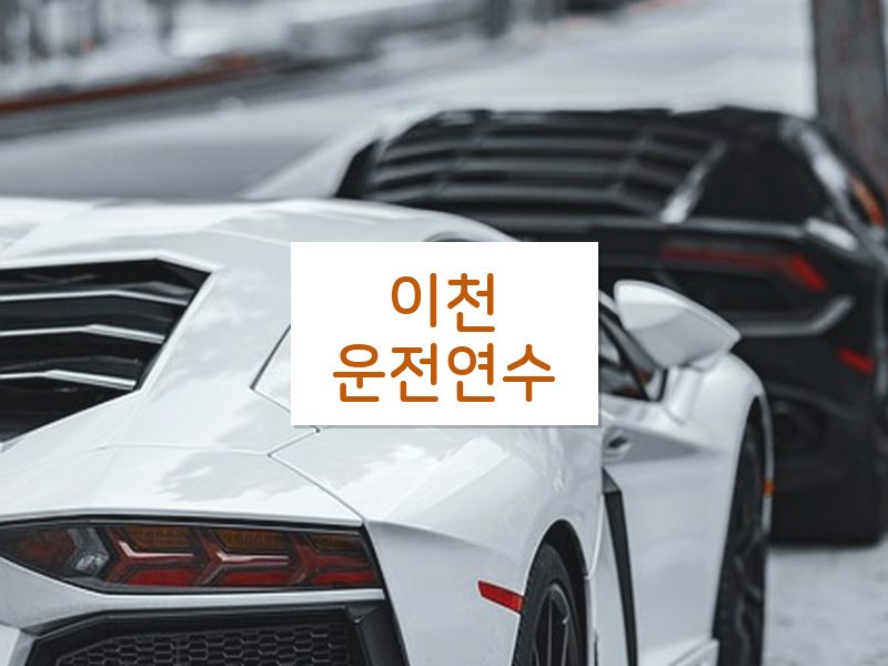 이천운전연수 후기