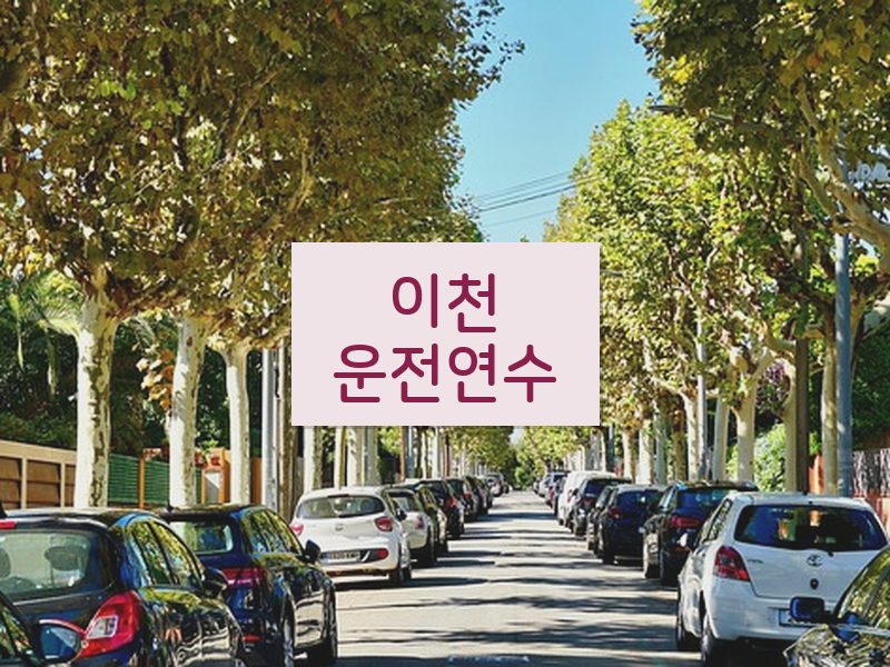 이천운전연수 후기
