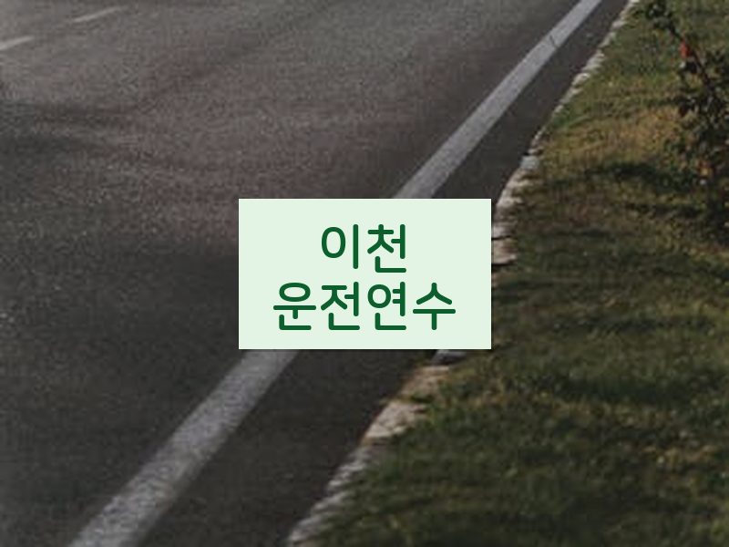 이천운전연수 후기