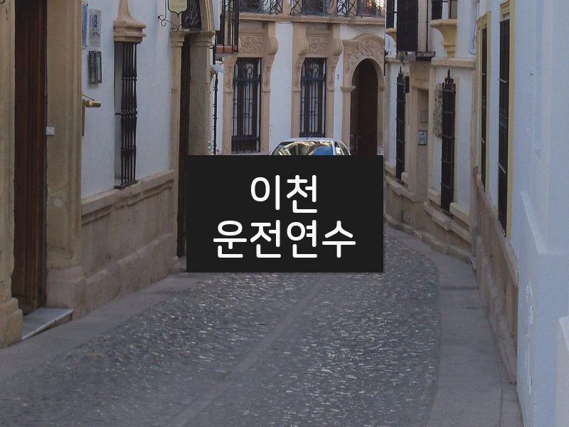 이천운전연수 후기