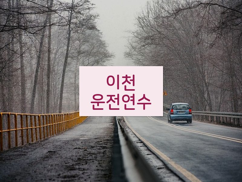 이천운전연수 후기