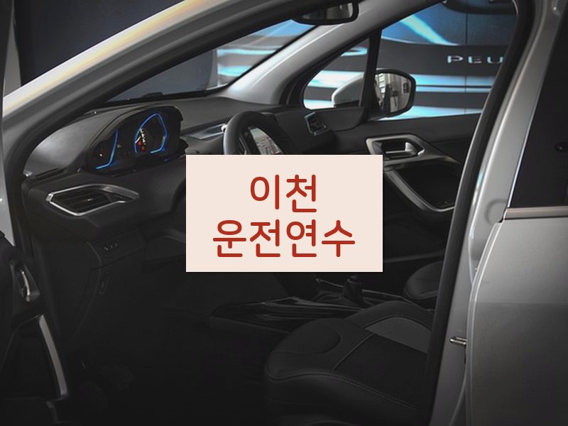 이천운전연수 후기
