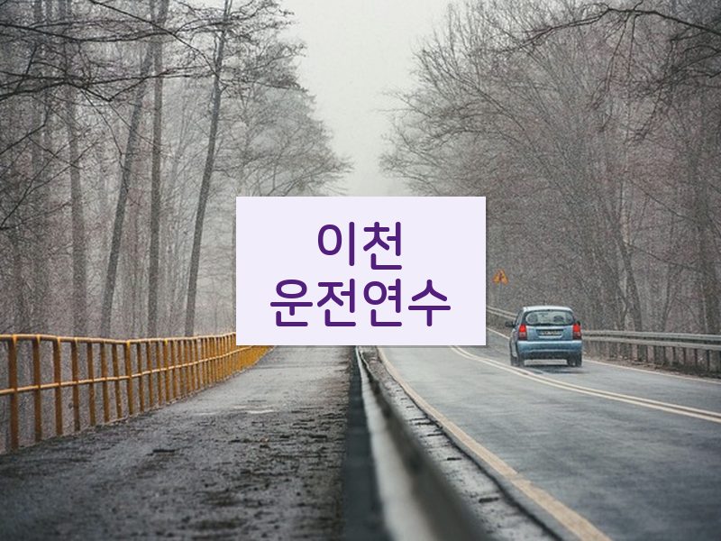 이천운전연수 후기