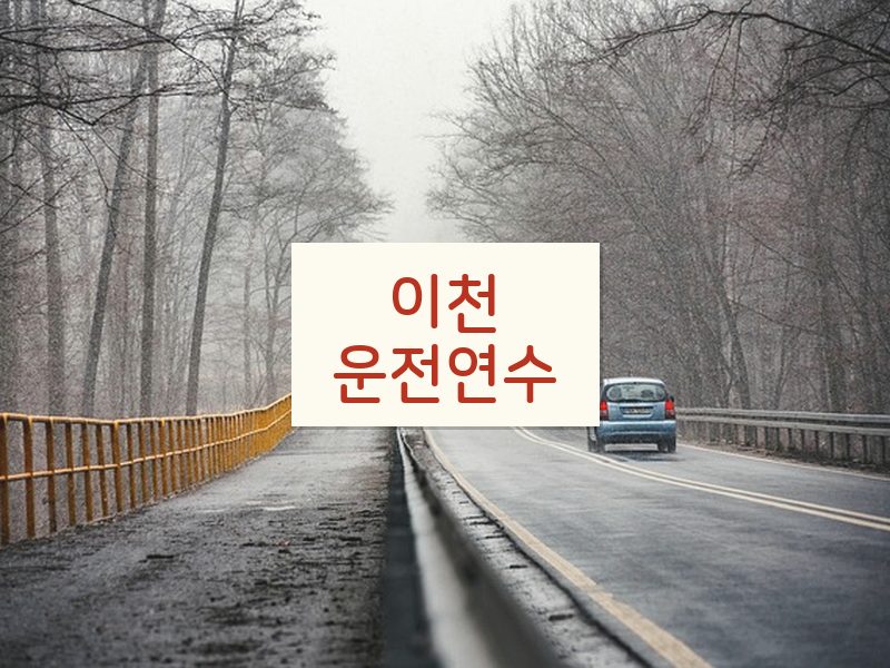 이천운전연수 후기