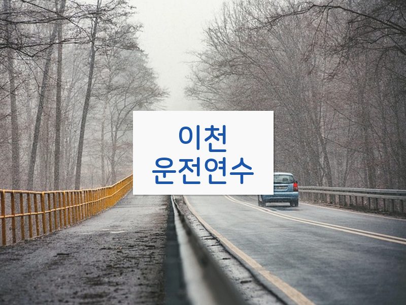 이천운전연수 후기