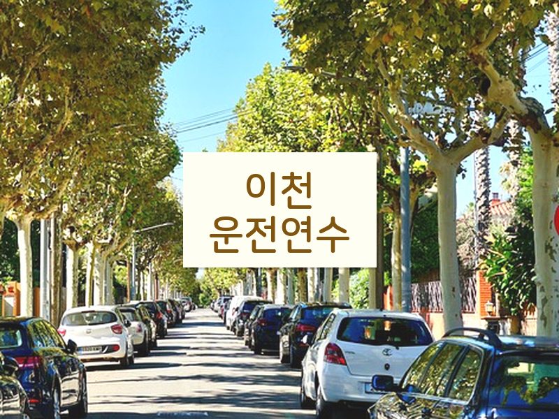 이천운전연수 후기